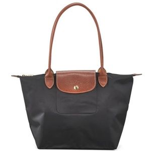 Longchamp Le Pliage Medium Shoulder Tote Black